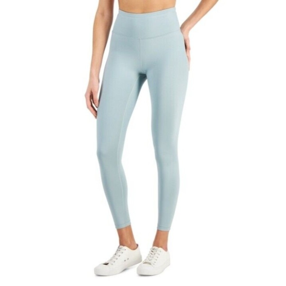 INC High-rise Compression Leggings Shine In Blue Amazonite. XS. MSRP $39.99